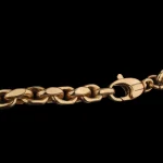 گردنبند طلا 18 عیار ماهک مدل MM0363 طرح هفتی دوبل