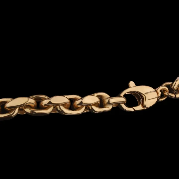 گردنبند طلا 18 عیار ماهک مدل MM0363 طرح هفتی دوبل