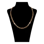 گردنبند طلا 18 عیار ماهک مدل MM0363 طرح هفتی دوبل